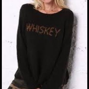 Wooden ships whiskey sweater